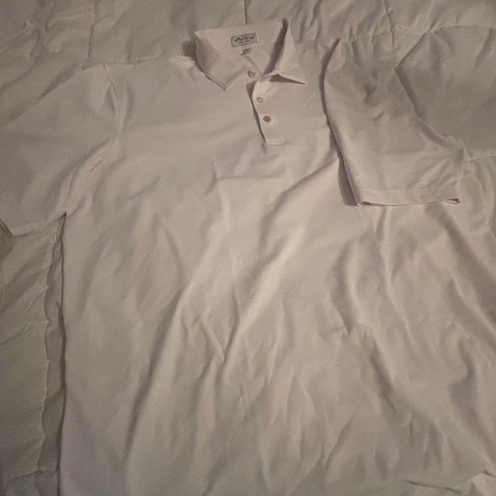 Peter millar white  Polo Shirt